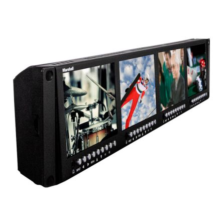 Marshall ML-454-V2 Quad 4.5" Screens Rackmountable Monitor