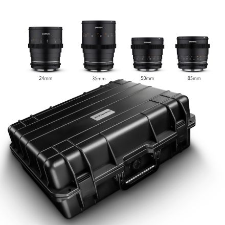 Samyang MF 24/35/50/85 MK2 VDSLR Kofferset Sony E