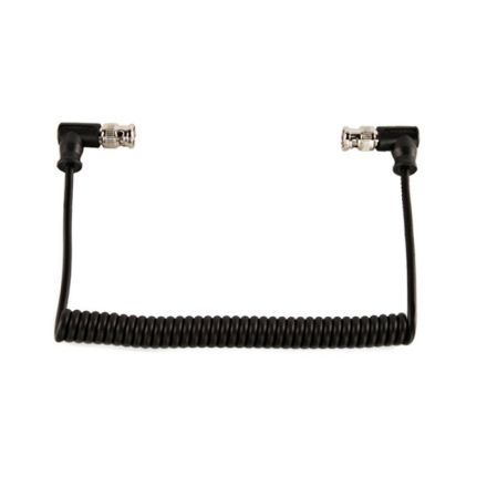SHAPE SH10BN - 10" Coil SDI Cable BNC 90 Degree Connectors
