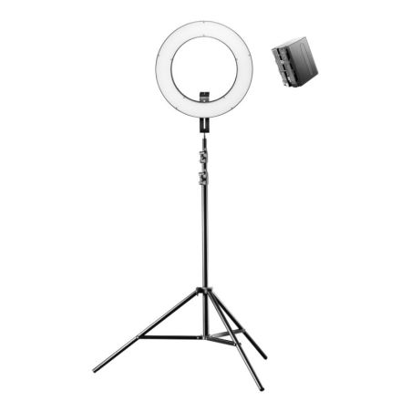 Walimex Pro LED Ringleuchte 380 Bi Color Set2 Akku