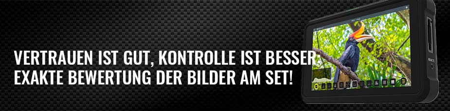 Monitore - vertrauen ist gut, Kontrolle ist besser - Exakte Bewertung der Bilder am Set