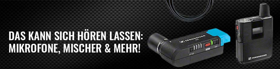 Ton - Das kann sich hören lassen - Mikrofone, Mischer und mehr!
