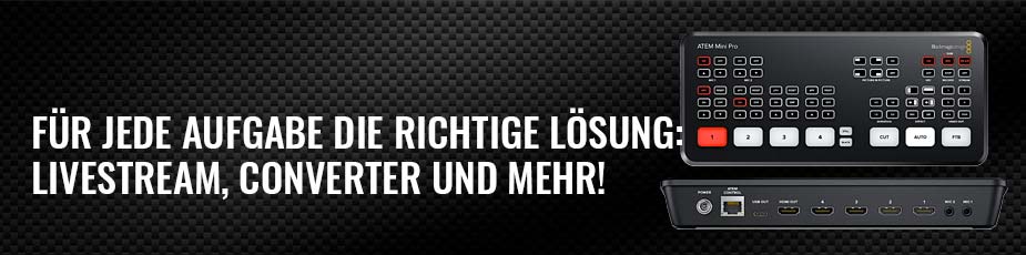 Video - Für jede Aufgabe die richtige Lösung - Livestream, Konverter und mehr